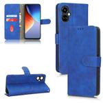 For Tecno Camon 19 Neo Skin Feel Magnetic Flip Leather Phone Case(Blue)
