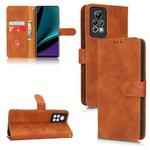 For Infinix Note 11 Pro Skin Feel Magnetic Flip Leather Phone Case(Brown)