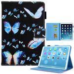 For iPad 10th Gen 10.9 2022 Colored Drawing Leather Smart Tablet Case(Dream Blue Butterfly)