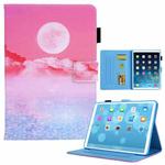 For iPad 10th Gen 10.9 2022 Colored Drawing Leather Smart Tablet Case(Red Moom)