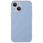 For iPhone 14 AG Frosted Sweatproof Shockproof Phone Case(Sierra Blue)