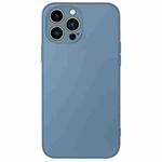 For iPhone 13 Pro AG Frosted Sweatproof Shockproof Phone Case(Navy Blue)