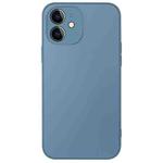 For iPhone 12 AG Frosted Sweatproof Shockproof Phone Case(Navy Blue)