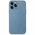 For iPhone 12 Pro AG Frosted Sweatproof Shockproof Phone Case(Navy Blue)