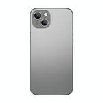 For iPhone 14 Electroplating AG Frosted Phone Case(Silver Grey)