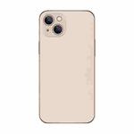 For iPhone 14 Plus Electroplating AG Frosted Phone Case(Gold)