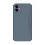 For iPhone 12 Electroplating AG Frosted Phone Case(Grey)