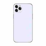 For iPhone 12 Pro Max Electroplating AG Frosted Phone Case(White)