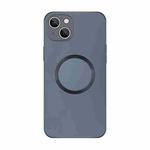 For iPhone 14 Electroplating AG Frosted Magsafe Phone Case(Grey)