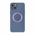 For iPhone 13 Electroplating AG Frosted Magsafe Phone Case(Dark Purple)