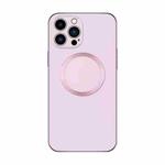 For iPhone 13 Pro Electroplating AG Frosted Magsafe Phone Case(Pink)