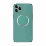 For iPhone 12 Pro Electroplating AG Frosted Magsafe Phone Case(Green)
