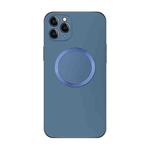 For iPhone 12 Pro Electroplating AG Frosted Magsafe Phone Case(Sea Blue)