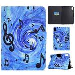 For iPad 10th Gen 10.9 2022 Electric Pressed Colored Drawing Smart Leather Tablet Case(Sheet Music)