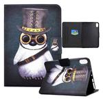 For iPad 10th Gen 10.9 2022 Electric Pressed Colored Drawing Smart Leather Tablet Case(Penguin)
