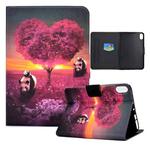 For iPad 10th Gen 10.9 2022 Electric Pressed Colored Drawing Smart Leather Tablet Case(Panda)