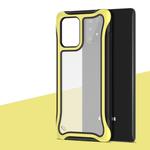 For Galaxy A91 Blade Series Transparent AcrylicProtective Case(Yellow)