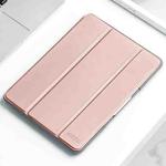 For iPad 10th Gen 10.9 2022 Mutural PC + TPU Shockproof Leather Tablet Case(Rose Gold)