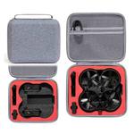 For DJI Avata Drone Body Square Shockproof Hard Case Carrying Storage Bag, Size: 27 x 23 x 10cm(Grey + Red Liner)