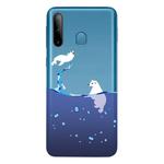 For Galaxy A11 / M11 Shockproof Painted Transparent TPU Protective Case(Seal)