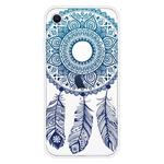 For iPhone SE 2022 / SE 2020 Shockproof Painted Transparent TPU Protective Case(Dreamcatcher)