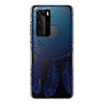 For Huawei P40 Shockproof Painted Transparent TPU Protective Case(Dreamcatcher)