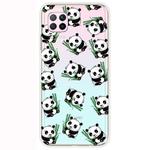 For Huawei P40 Lite Shockproof Painted Transparent TPU Protective Case(Panda)