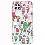 For Huawei P40 Lite Shockproof Painted Transparent TPU Protective Case(Ice Cream)