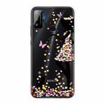 For Huawei Honor Play 4T Shockproof Painted Transparent TPU Protective Case(Girl)