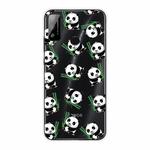 For Huawei Honor Play 4T Shockproof Painted Transparent TPU Protective Case(Panda)