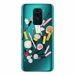 For Xiaomi Redmi Note 9 Shockproof Painted Transparent TPU Protective Case(Cosmetic)