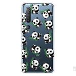 For Xiaomi Mi 10 Pro 5G Shockproof Painted Transparent TPU Protective Case(Panda)