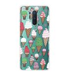 For OnePlus 8 Pro Shockproof Painted Transparent TPU Protective Case(Ice Cream)