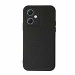 For Xiaomi Redmi Note 12 China Carbon Fiber Texture Shockproof Protective Phone Case(Black)