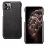 For iPhone 12 Pro Max Denior Oil Wax Cowhide Phone Case(Black)