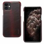 For iPhone 11 Denior Oil Wax Cowhide Phone Case(Red)