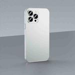 For iPhone 14 Skin Feel Frosted Metal Phone Case(Silver)