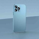 For iPhone 14 Skin Feel Frosted Metal Phone Case(Blue)