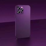 For iPhone 13 Pro Max Skin Feel Frosted Metal Phone Case(Purple)