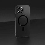 For iPhone 12 Pro Max Skin Feel Frosted Magsafe Magnetic Phone Case(Black)