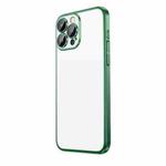 For iPhone 14 Extremely Dazzling Frosted Electroplating Phone Case(Green)