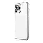 For iPhone 14 Plus Extremely Dazzling Frosted Electroplating Phone Case(Silver)