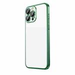 For iPhone 13 Pro Extremely Dazzling Frosted Electroplating Phone Case(Green)