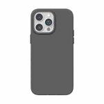 For iPhone 14 Plus 4D Invisible Frosted PC Phone Case(Black)