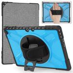 For MicroSoft Surface Pro 9 Rotatable Kickstand Grip Shockproof Tablet Case(Blue)