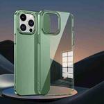 For iPhone 14 Plus Extreme Series Big Hole HD PC Phone Case(Transparent Green)