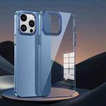 For iPhone 13 Pro Max Extreme Series Big Hole HD PC Phone Case(Transparent Blue)