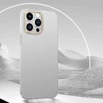 For iPhone 14 Extreme Series Big Hole Skin Frosted Phone Case(White)