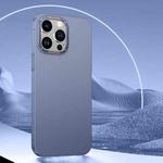 For iPhone 12 Pro Extreme Series Big Hole Skin Frosted Phone Case(Sierra Blue)