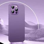 For iPhone 13 Pro Extreme Series Fine Hole Skin Frosted Phone Case(Dark Purple)